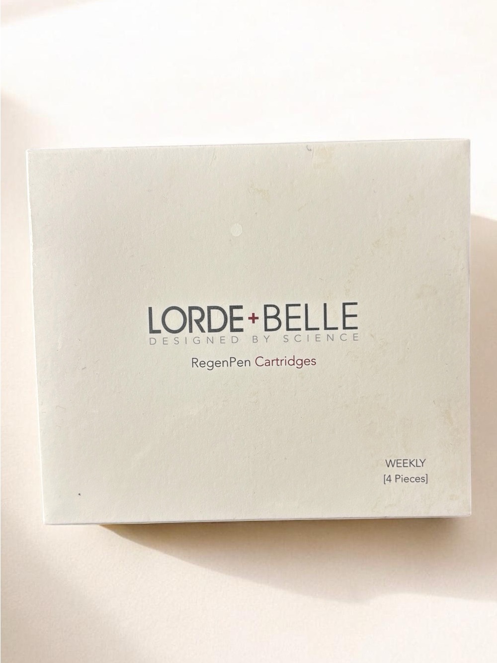 Lorde + Belle RegenPen Cartridges – White Replacement Pack (4 Weekly Cartridges)